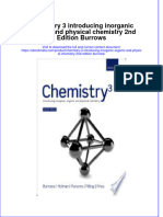 Ebook Chemistry 3 Introducing Inorganic Organic and Physical Chemistry 2Nd Edition Burrows Online PDF All Chapter