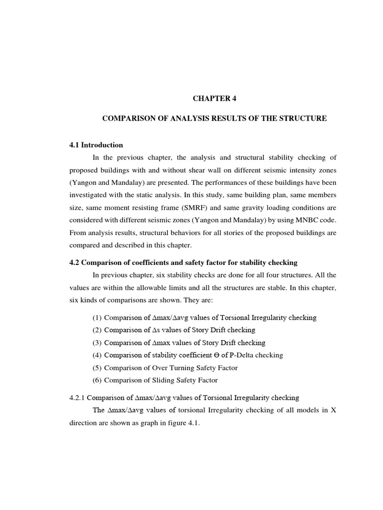 Comparison of Analysis Results of The Structure | PDF | Applied And ...