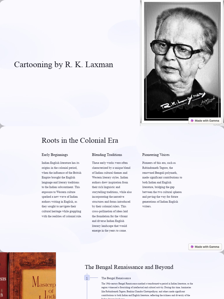 R.K. Laxman: Legacy of Cartooning | PDF | Bengal