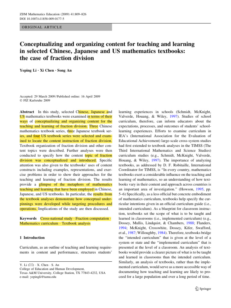Li, Chen, An - 2009 - Conceptualizing and Organizing Content For ...