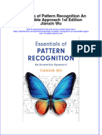 Essentials of Pattern Recognition An Accessible Approach 1St Edition Jianxin Wu Online Ebook Texxtbook Full Chapter PDF