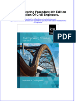 Ebook Civil Engineering Procedure 8Th Edition Institution of Civil Engineers Online PDF All Chapter