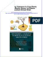 Engineering Tolerance in Crop Plants Against Abiotic Stress 1St Edition Khurshed Ahmad Shah Online Ebook Texxtbook Full Chapter PDF