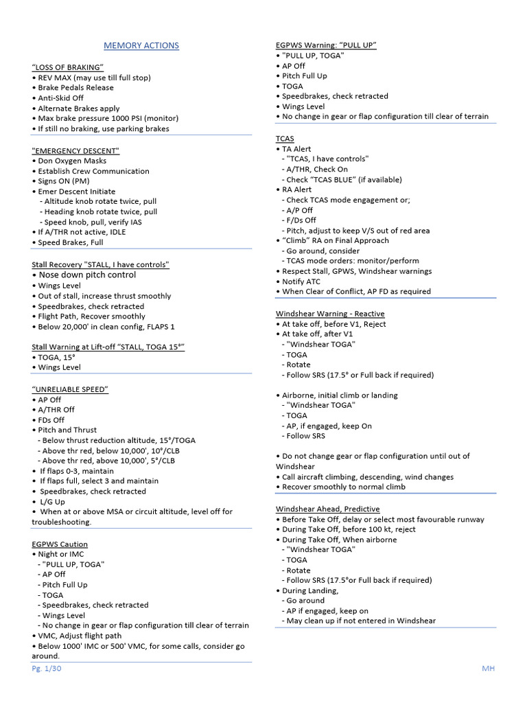SLF Notes A320 | PDF | Takeoff | Flap (Aeronautics)