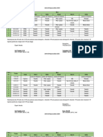 Jadwal Pelajaran Kelas III D