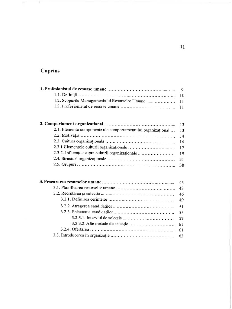 CUrs Resurse Umane | PDF