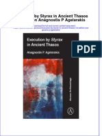 Execution by Styrax in Ancient Thasos 1St Edition Anagnostis P Agelarakis Online Ebook Texxtbook Full Chapter PDF
