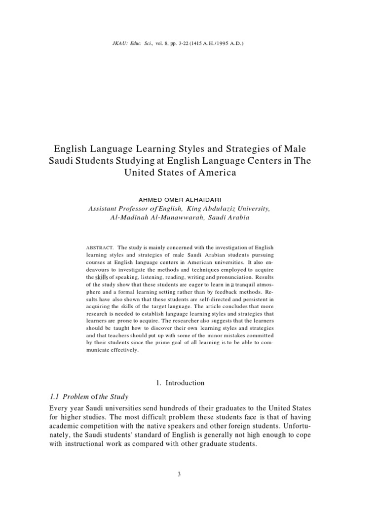 Learning Styles | PDF