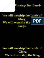 We Will Worship the Lamb