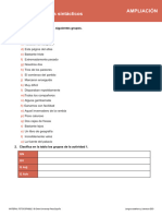 2º ESO. Los Sintagmas. Oxford. 5 Páginas. Con Soluciones