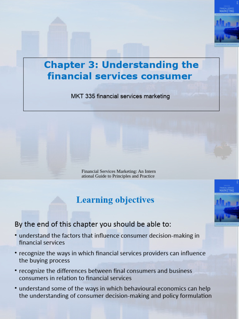 Understanding Financial Services Consumers | PDF | Consumer Behaviour ...