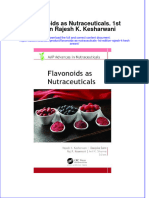 Flavonoids As Nutraceuticals 1St Edition Rajesh K Kesharwani Online Ebook Texxtbook Full Chapter PDF