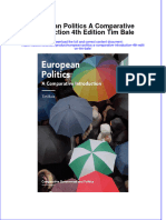 European Politics A Comparative Introduction 4Th Edition Tim Bale Online Ebook Texxtbook Full Chapter PDF