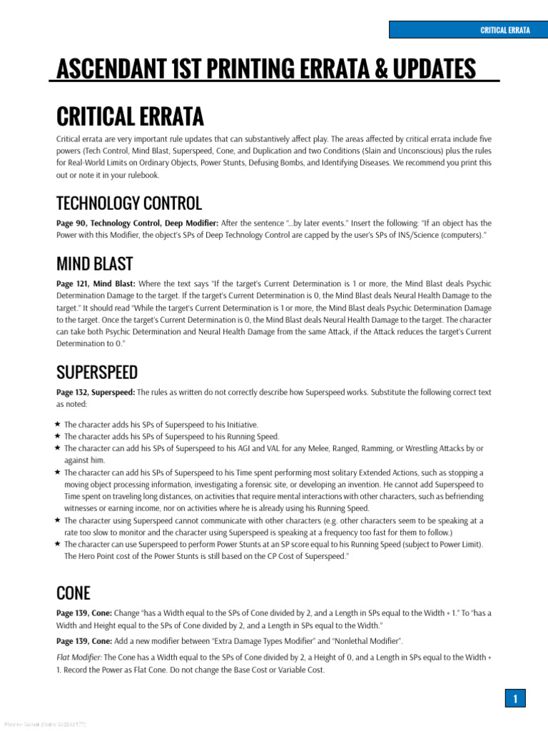 Ascendant Corebook Erratacompilation Feb2022 Pdf Tornadoes