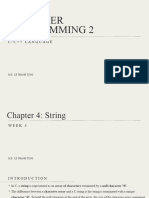C PROGRAMMING - CHAPTER 4 - STRING (2)