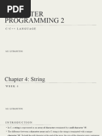 C PROGRAMMING - CHAPTER 4 - STRING (2)