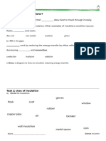 Insulation N8r8ye 5 - Worksheet PDF