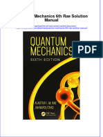 Download pdf Quantum Mechanics 6Th Rae Solution Manual online ebook full chapter 