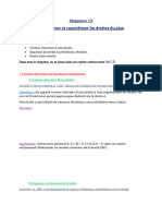 Séquence 13 - Representer Et Caractériser Les Droites Du Plan