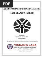 Arduino Lab Manual