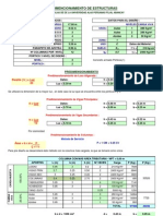 Predimencionamiento de Estructuras