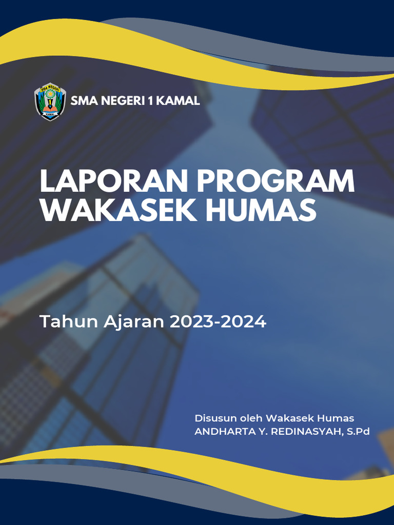 Program Kerja Humas SMA Negeri 1 Kamal | PDF