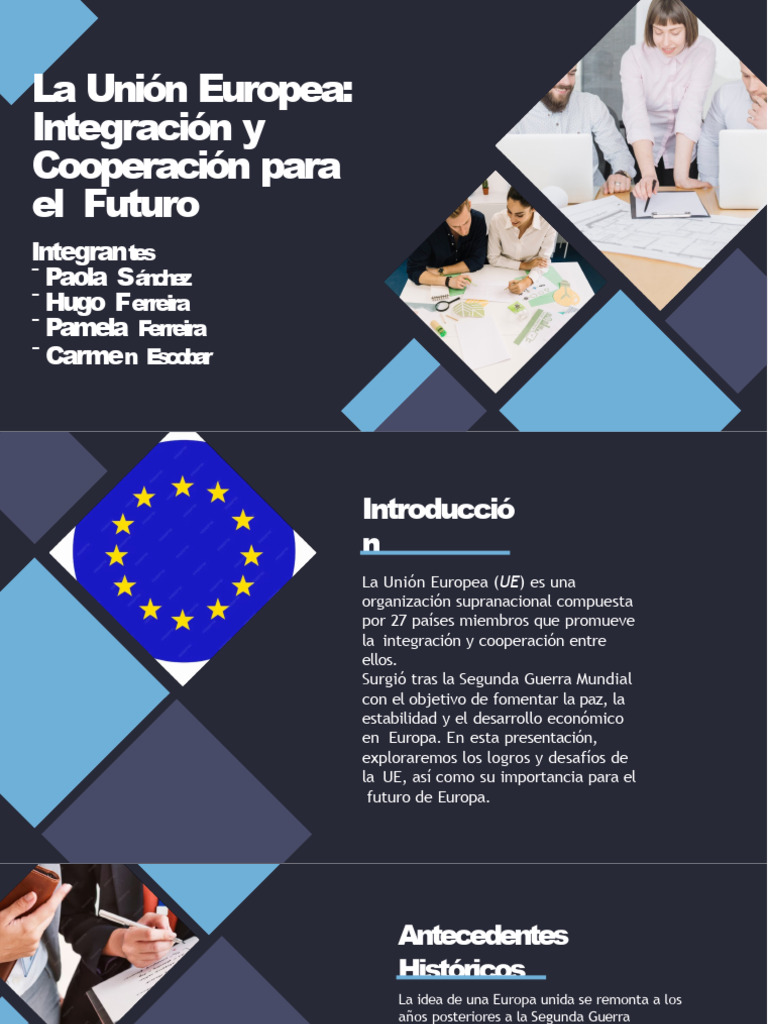 La Unión Europea: Integración y Retos | PDF | Unión Europea | Europa