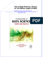 Fundamentals of Data Science Theory and Practice 1St Edition Jugal K Kalita Online Ebook Texxtbook Full Chapter PDF