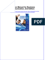 PDF Solution Manual For Business Communication 2Nd Edition Online Ebook Full Chapter