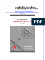 Download Fundamentals Of Semiconductor Devices 2Nd Edition Betty Anderson online ebook  texxtbook full chapter pdf 