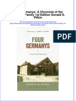 Download ebook Four Germanys A Chronicle Of The Schorcht Family 1St Edition Donald S Pitkin online pdf all chapter docx epub 
