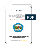 Dokumen 1 - KOSP Program Tahun Pelajaran 2022 2023 Uptd Spf SDN Muara Pea