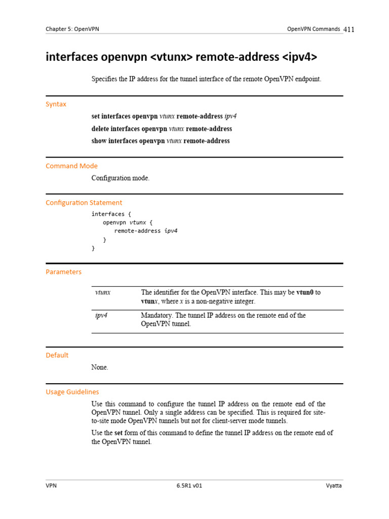 OpenVPN Configuration Commands Guide | PDF | Computer Architecture ...