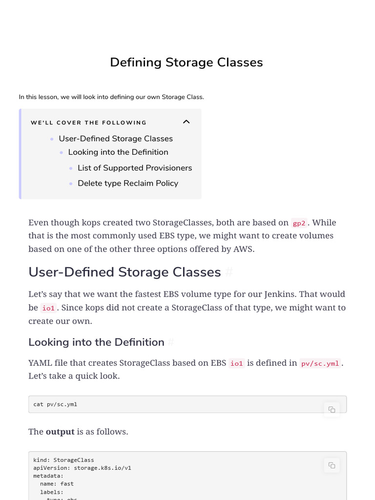 172 Defining Storage Classes | PDF | Hard Disk Drive | Solid State Drive