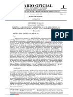 Res. 807 Del 15 de Junio, Modifica 495 Fronteras Protegida Elimina Seguro Médico