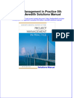 Download pdf Project Management In Practice 5Th Edition Meredith Solutions Manual online ebook full chapter 