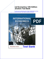 Download pdf International Economics 12Th Edition Salvatore Test Bank online ebook full chapter 