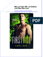 First Ride Men of Valor MC 1St Edition Loni Ree Ree Loni Online Ebook Texxtbook Full Chapter PDF