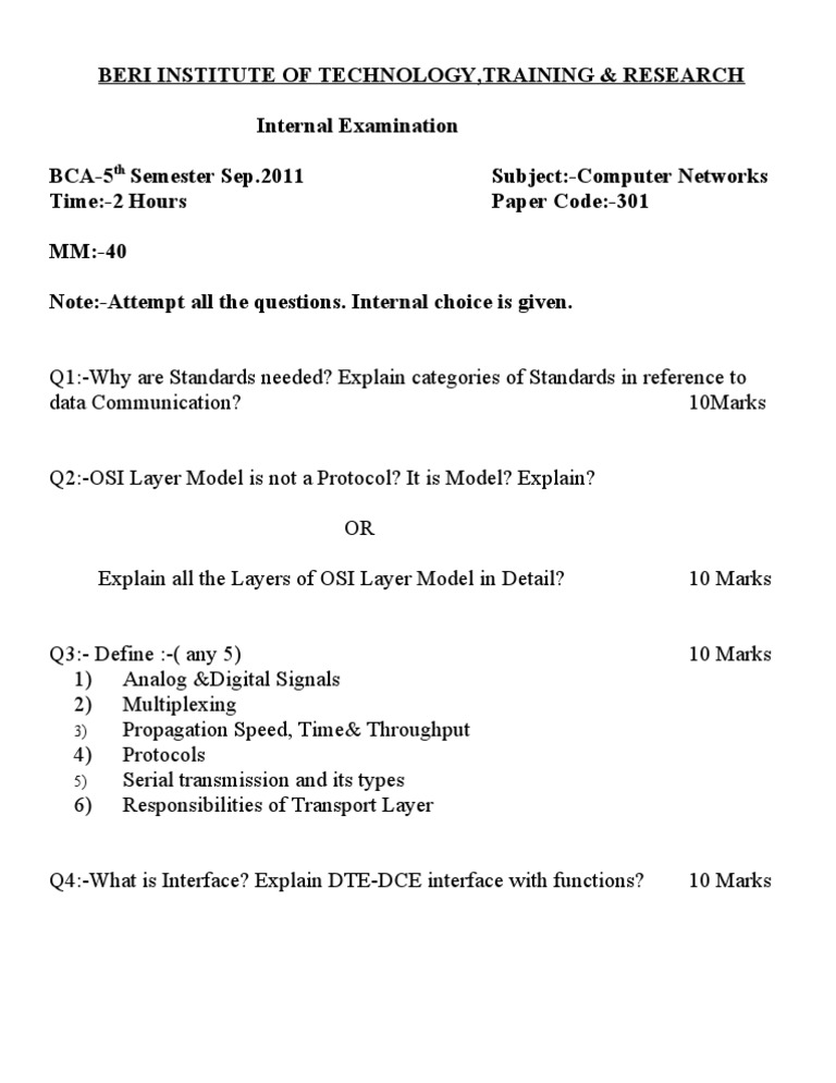 B | PDF | Data Transmission | Physical Layer Protocols