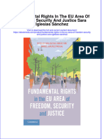 Fundamental Rights in The Eu Area of Freedom Security and Justice Sara Iglesias Sanchez Online Ebook Texxtbook Full Chapter PDF