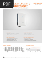 Sungrow RT Datasheet