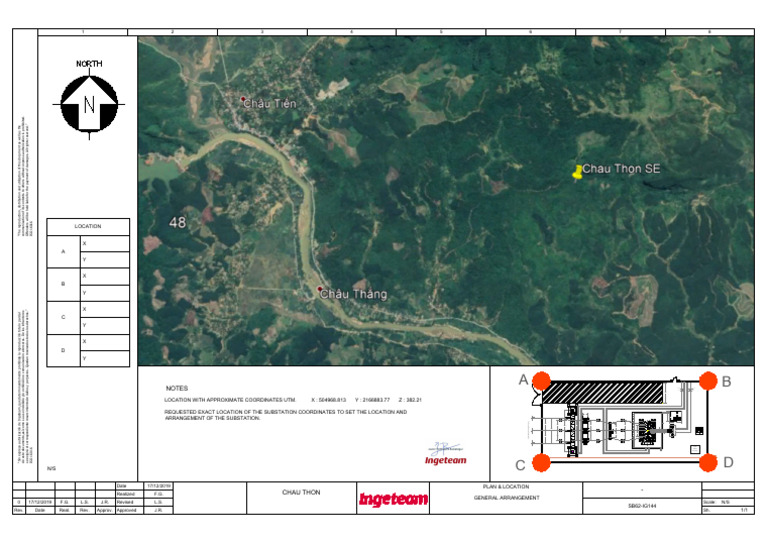 Substation Location and Arrangement Plan | PDF