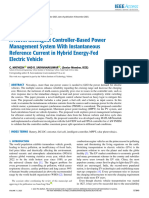 A Novel Intelligent Controller-Based Power Management System With Instantaneous Reference Current in Hybrid Energy-Fed Electric Vehicle