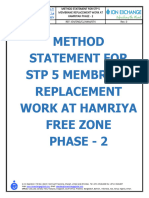 MS For STP 5 - Membrane Replacement Work