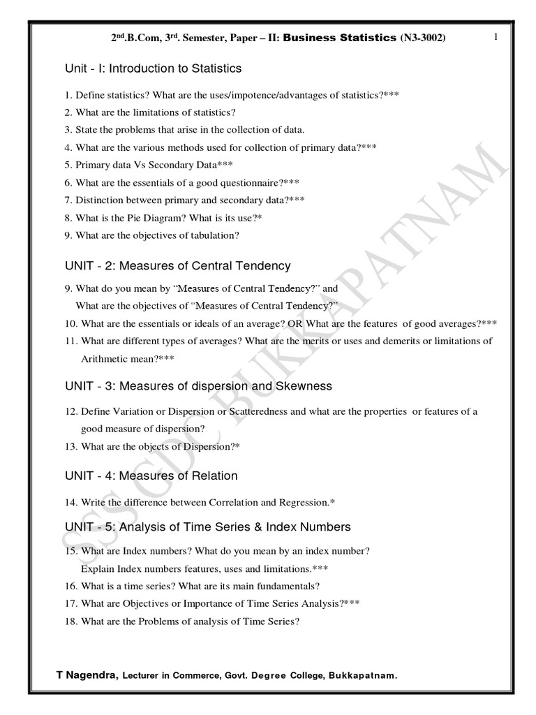 8445business Statistics | PDF | Cost Of Living | Mean