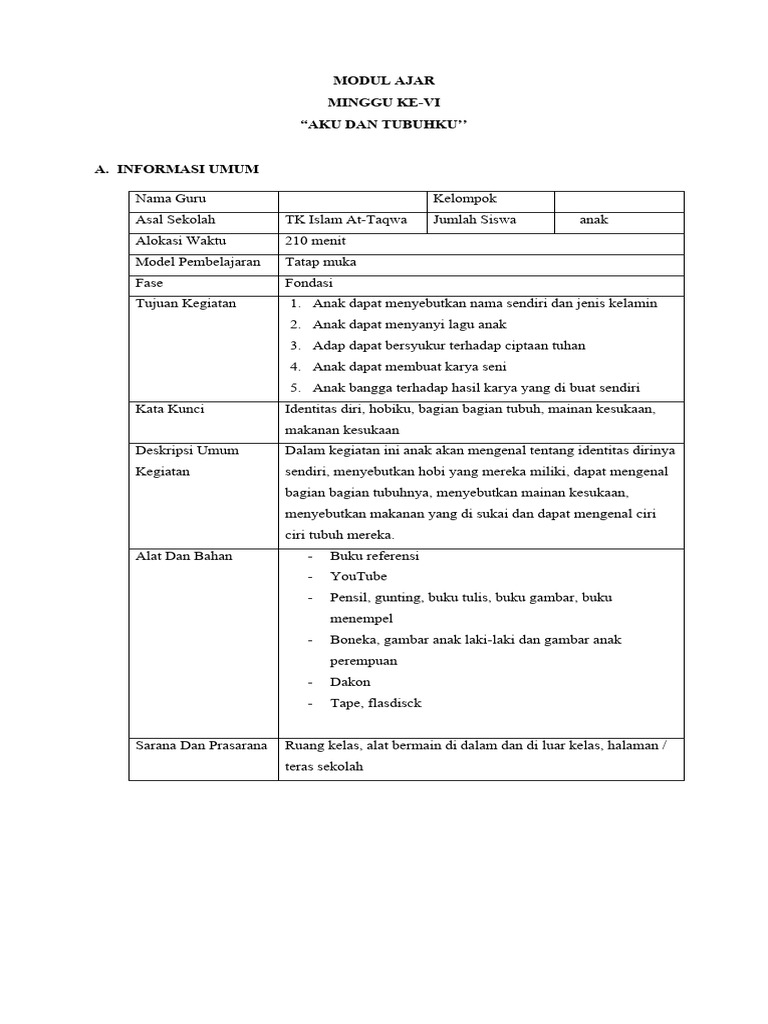 Apa Itu Modul Ajar Kurmer Lengkap Rpp Kelas 1 Sd Tematik Terpadu