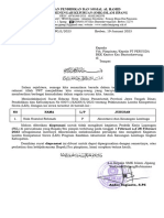 SURAT DISPENSASI PKL