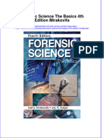 Ebook Forensic Science The Basics 4Th Edition Mirakovits Online PDF All Chapter