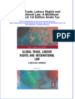 Global Trade Labour Rights and International Law A Multilevel Approach 1St Edition Aneta Tyc Online Ebook Texxtbook Full Chapter PDF