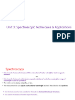 Unit 3 Spectroscopic Tecniques and Applications2 - Notes
